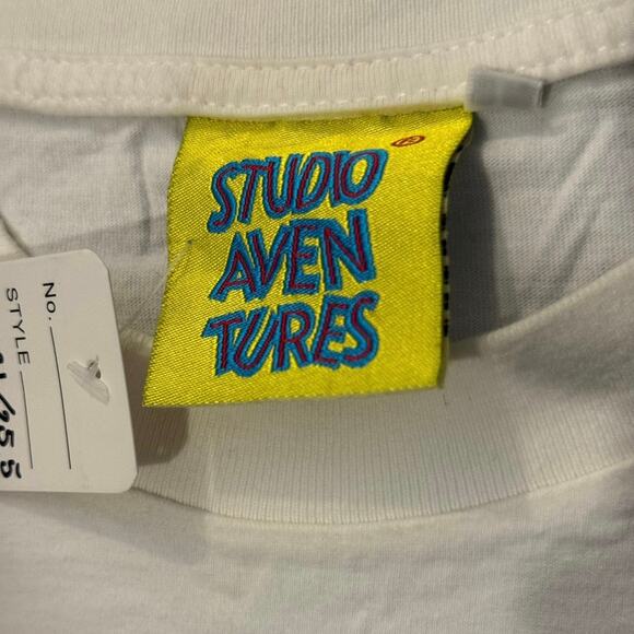 Vintage 90s The Adventures of Tin Tin Destination Moon Magnet Shirt Adult Large - Picture 3 of 5